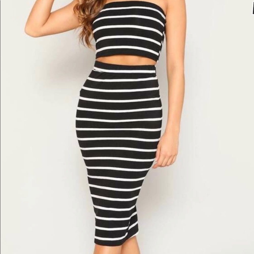 ‼️😍End of Summer Sales‼️ Striped Tube Top Set🔥🔥